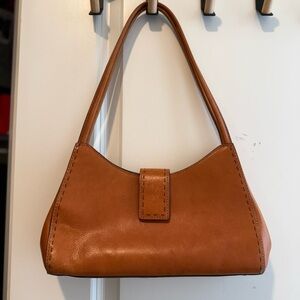 Vintage Fossil Tan Leather Handbag